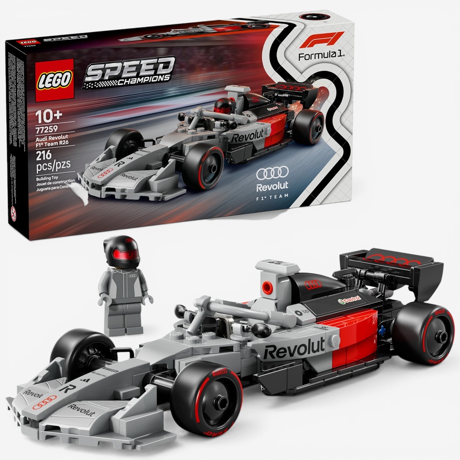 Image 117710.jpg, Product 117-710 / Price $34.99, LEGO® Speed Champions Audi Revolut F1 Team R26 Race Car (77259) from Lego on TSC.ca's Toys & Hobbies department