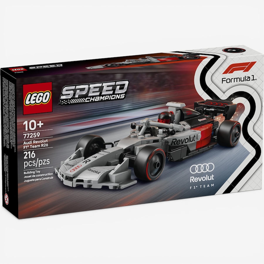 Image 117710_ALTMORE2.jpg, Product 117-710 / Price $34.99, LEGO® Speed Champions Audi Revolut F1 Team R26 Race Car (77259) from Lego on TSC.ca's Toys & Hobbies department