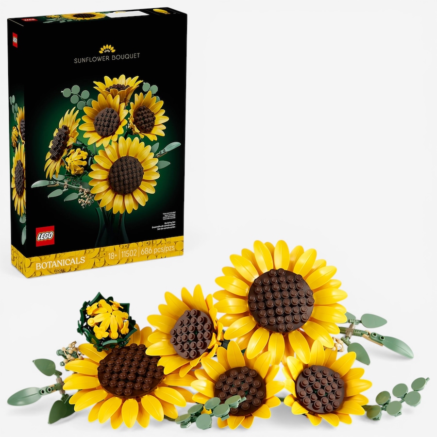 Image 117716.jpg, Product 117-716 / Price $79.99, LEGO® Botanicals Sunflower Bouquet (11502) from Lego on TSC.ca's Toys & Hobbies department