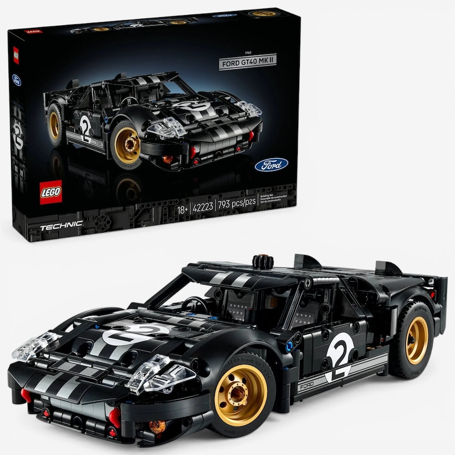Image 117727.jpg, Product 117-727 / Price $99.99, LEGO® Technic 1966 Ford GT40 MKII Race Car (42223) from Lego on TSC.ca's Toys & Hobbies department