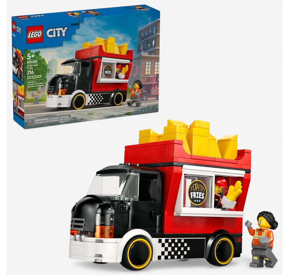 Image 117729.jpg, Product 117-729 / Price $24.99, LEGO® City Fries Food Truck (60488) from Lego on TSC.ca's Toys & Hobbies department