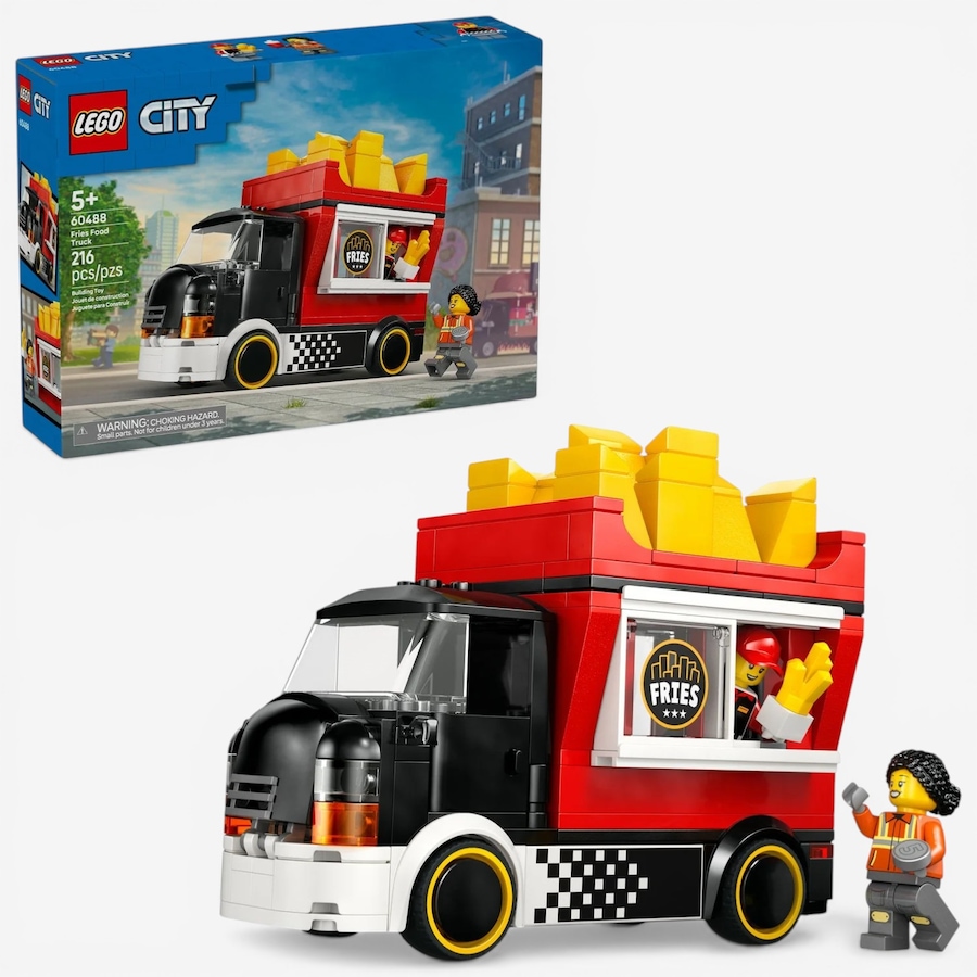 Image 117729.jpg, Product 117-729 / Price $24.99, LEGO® City Fries Food Truck (60488) from Lego on TSC.ca's Toys & Hobbies department