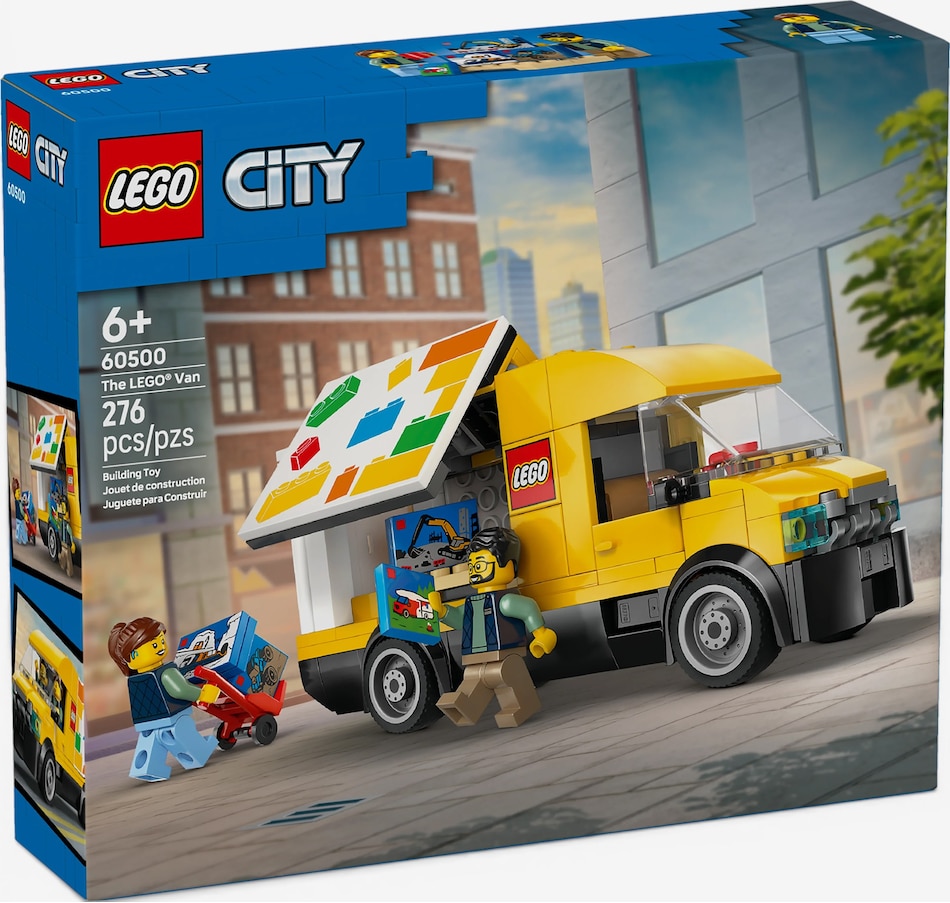 Image 117731_ALTMORE2.jpg, Product 117-731 / Price $39.99, LEGO® City: The LEGO Van (60500) from Lego on TSC.ca's Toys & Hobbies department