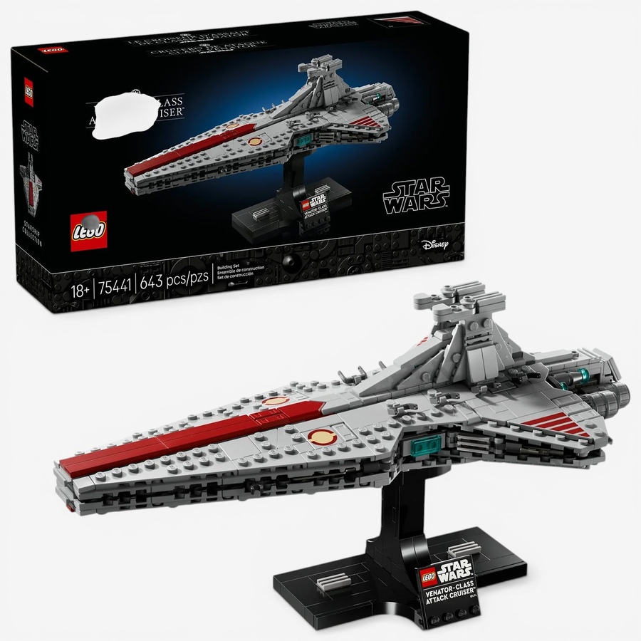 Image 117734.jpg, Product 117-734 / Price $99.99, LEGO® Star Wars Venator-Class Attack Cruiser (75441) from Lego on TSC.ca's Toys & Hobbies department