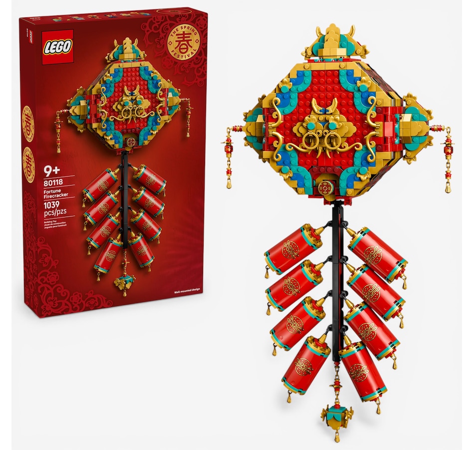 Image 117747.jpg, Product 117-747 / Price $119.99, LEGO® Wall Art Fortune Firecracker Building Set (80118) from Lego on TSC.ca's Toys & Hobbies department