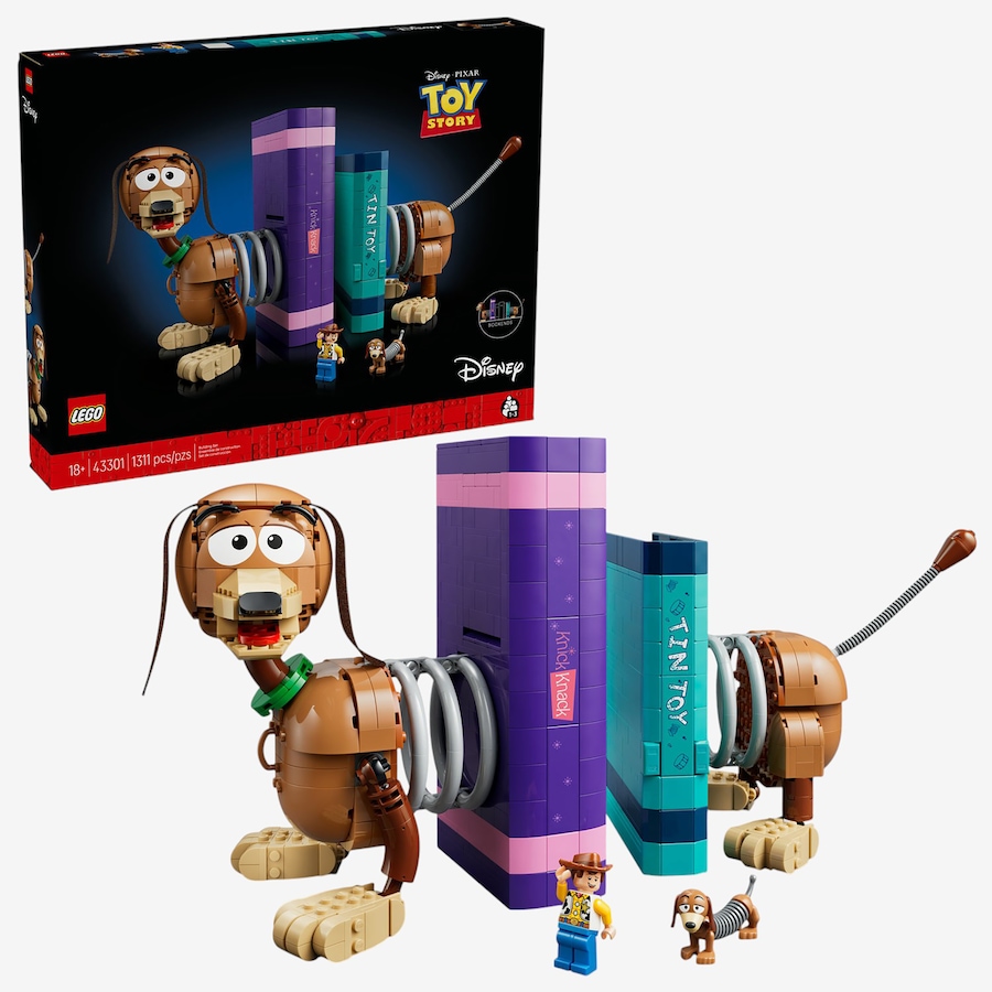 Image 117975.jpg, Product 117-975 / Price $189.99, LEGO® Toy Story Slinky Dog Bookends (43301) from Lego on TSC.ca's Toys & Hobbies department