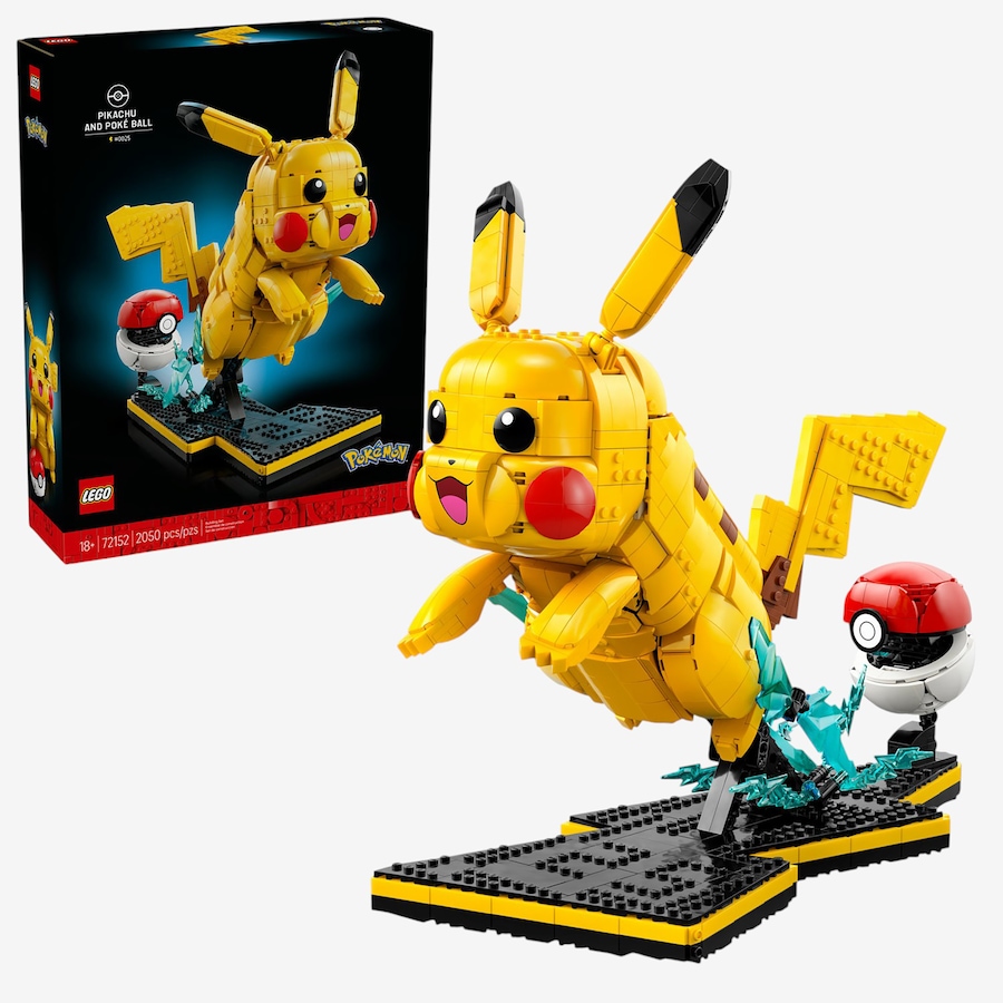 Image 117976.jpg, Product 117-976 / Price $269.99, LEGO® Pokémon Pikachu and Poké Ball (72152) from Lego on TSC.ca's Toys & Hobbies department