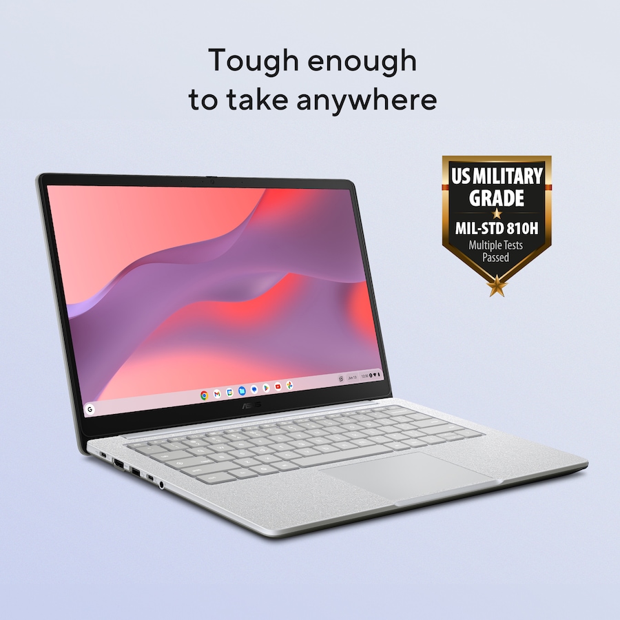 Image 118004_ALTMORE12.jpg, Product 118-004 / Price $399.99, ASUS 14" Chromebook CX14 Intel 128 GB with 3 Months of Google AI Pro and 5 TB Storage from ASUS on TSC.ca's Electronics department