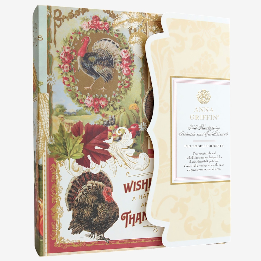 Image 118018.jpg, Product 118-018 / Price $36.99, Anna Griffin Fall Thanksgiving Postcards and Embellishments from Anna Griffin on TSC.ca's Home & Garden department