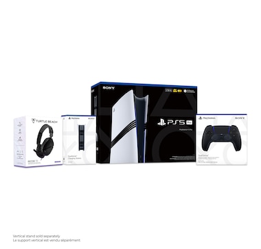 PS5 Pro Digital Bundle (with extra DualSense Controller, plus Charging Station and Turtle Beach Recon 70 Headset)