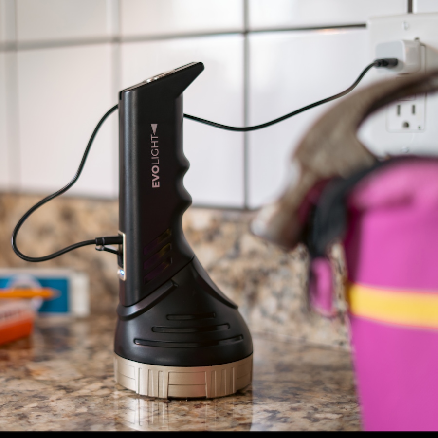 Image 118155_ALTMORE4.jpg, Product 118-155 / Price $39.99, EVOLight 2.0 Rechargeable Flashlight and Power Bank with Carry Case from EVOLight on TSC.ca's Home & Garden department
