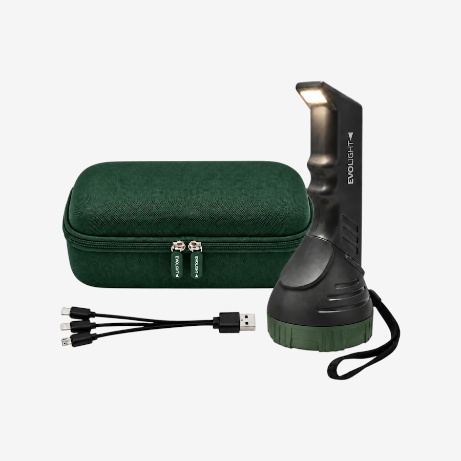 Image 118155_GRN.jpg, Product 118-155 / Price $39.99, EVOLight 2.0 Rechargeable Flashlight and Power Bank with Carry Case from EVOLight on TSC.ca's Home & Garden department