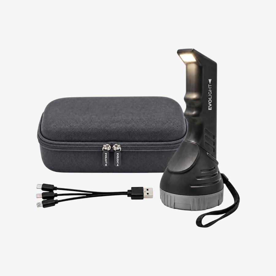 Image 118155_GRY.jpg, Product 118-155 / Price $39.99, EVOLight 2.0 Rechargeable Flashlight and Power Bank with Carry Case from EVOLight on TSC.ca's Home & Garden department