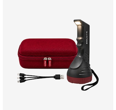 EVOLight 2.0 Rechargeable Flashlight and Power Bank with Carry Case