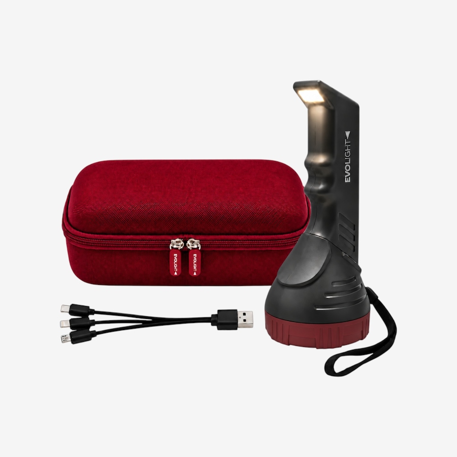 Image 118155_RED.jpg, Product 118-155 / Price $39.99, EVOLight 2.0 Rechargeable Flashlight and Power Bank with Carry Case from EVOLight on TSC.ca's Home & Garden department