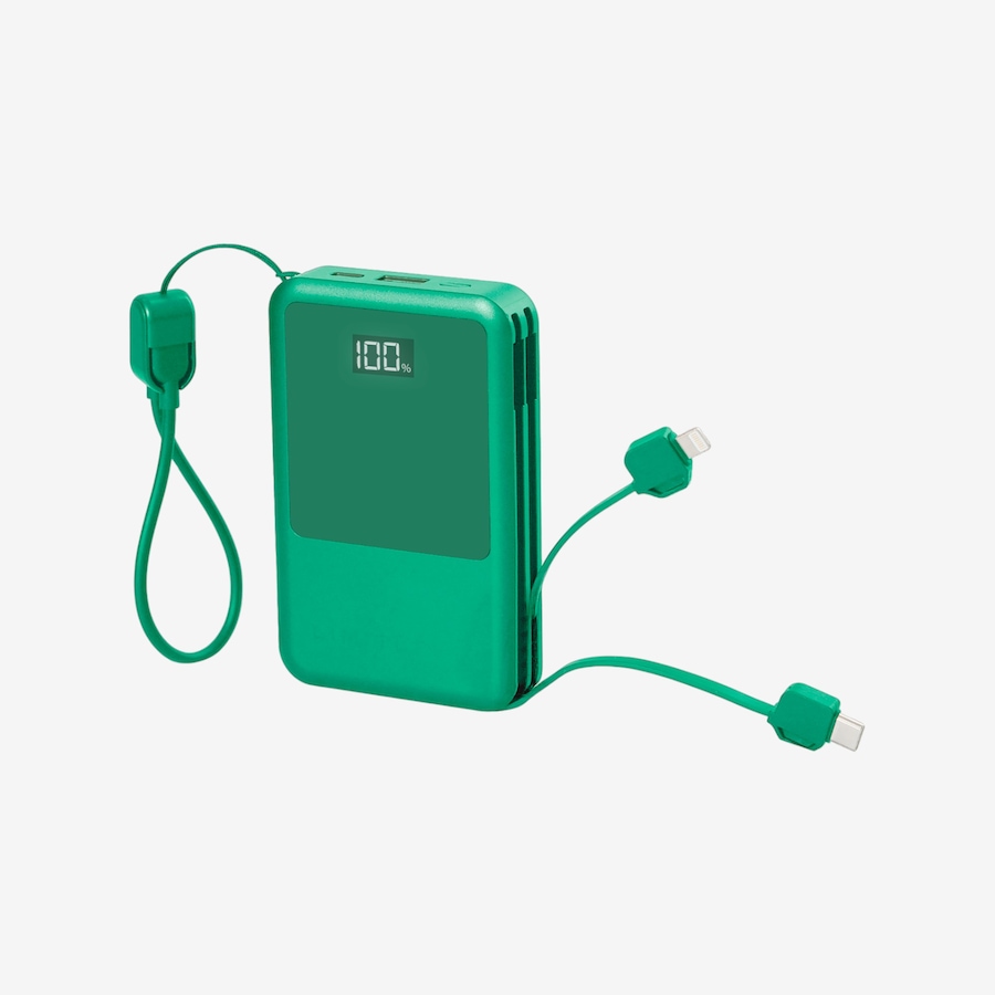 Image 118215_GRN.jpg, Product 118-215 / Price $49.99, Limitless 10,000-mAh Power Bank with Built-In Cables and 15W Magnetic Charger from Limitless on TSC.ca's Electronics department