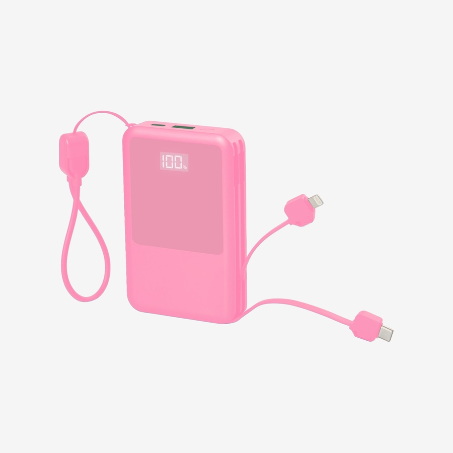 Image 118215_PNK.jpg, Product 118-215 / Price $49.99, Limitless 10,000-mAh Power Bank with Built-In Cables and 15W Magnetic Charger from Limitless on TSC.ca's Electronics department
