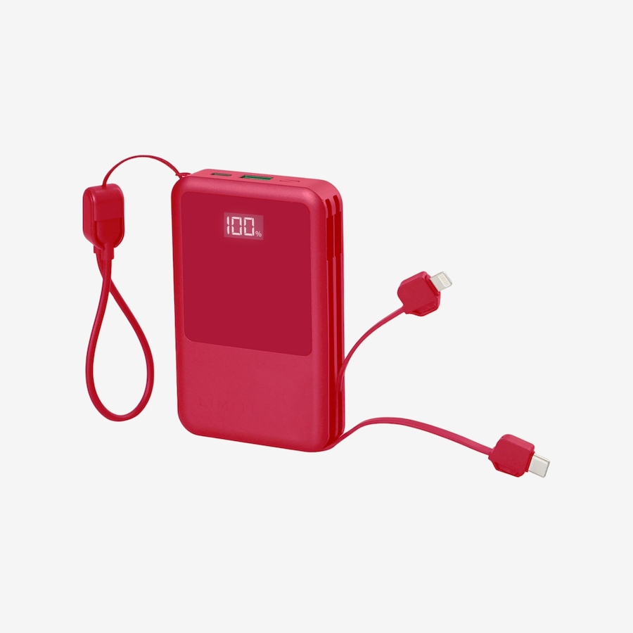 Image 118215_RED.jpg, Product 118-215 / Price $49.99, Limitless 10,000-mAh Power Bank with Built-In Cables and 15W Magnetic Charger from Limitless on TSC.ca's Electronics department