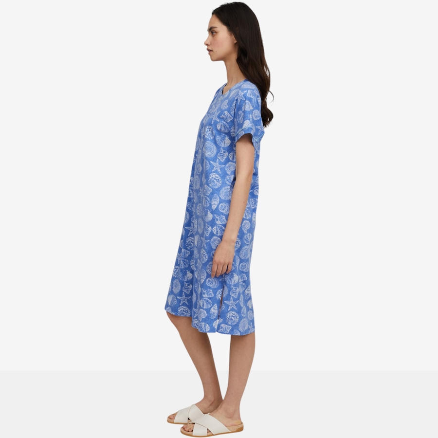 Image 118724_ALTMORE1.jpg, Product 118-724 / Price $50.00, Cuddl Duds Cotton Core Printed Dolman Sleep Gown from Cuddl Duds on TSC.ca's Fashion department