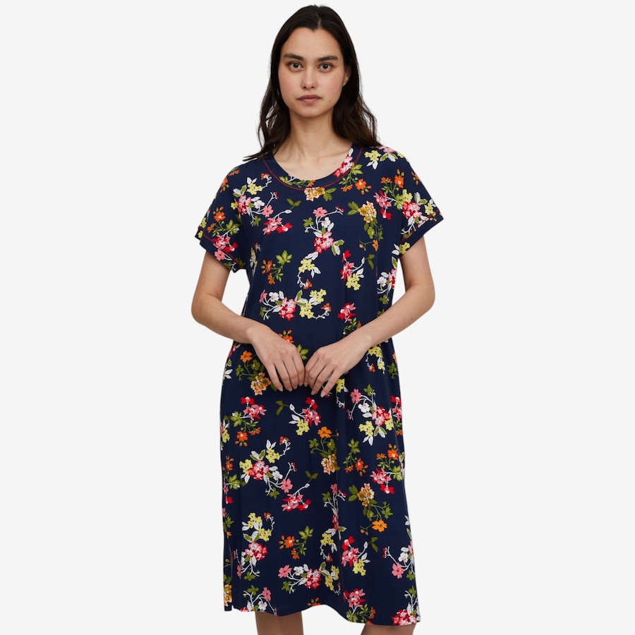 Image 118724_NVF.jpg, Product 118-724 / Price $50.00, Cuddl Duds Cotton Core Printed Dolman Sleep Gown from Cuddl Duds on TSC.ca's Fashion department