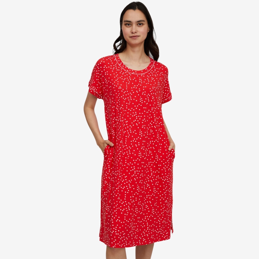 Image 118724_RDMDT.jpg, Product 118-724 / Price $50.00, Cuddl Duds Cotton Core Printed Dolman Sleep Gown from Cuddl Duds on TSC.ca's Fashion department