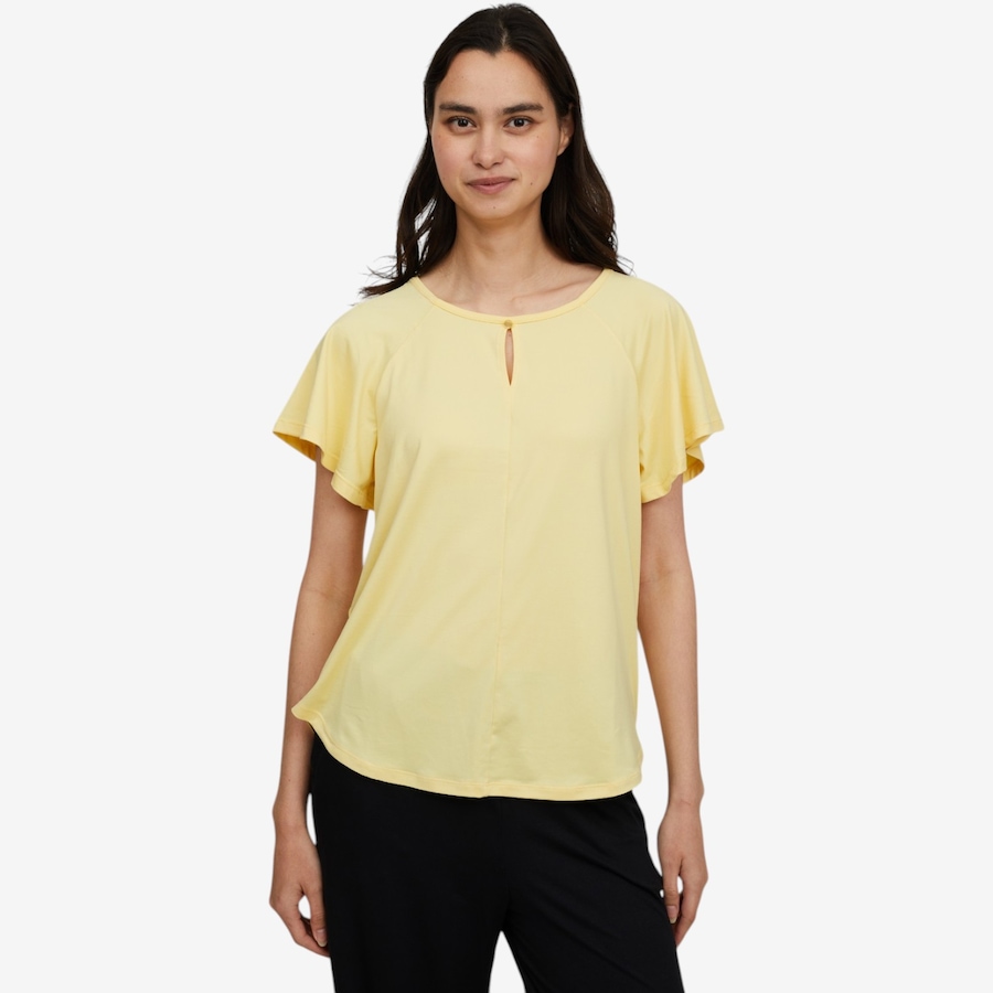 Image 118725_PABNA.jpg, Product 118-725 / Price $35.00, Cuddl Duds Flexwear Solid Keyhole Tee from Cuddl Duds on TSC.ca's Fashion department