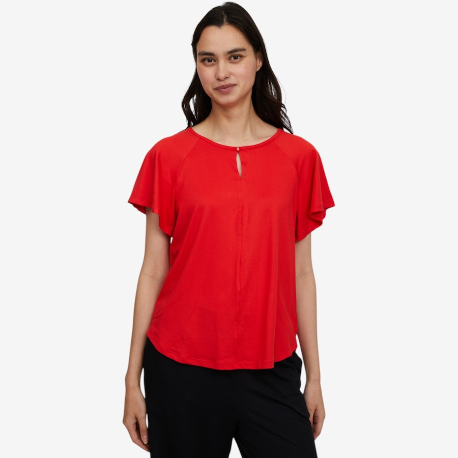 Image 118725_TOM.jpg, Product 118-725 / Price $35.00, Cuddl Duds Flexwear Solid Keyhole Tee from Cuddl Duds on TSC.ca's Fashion department