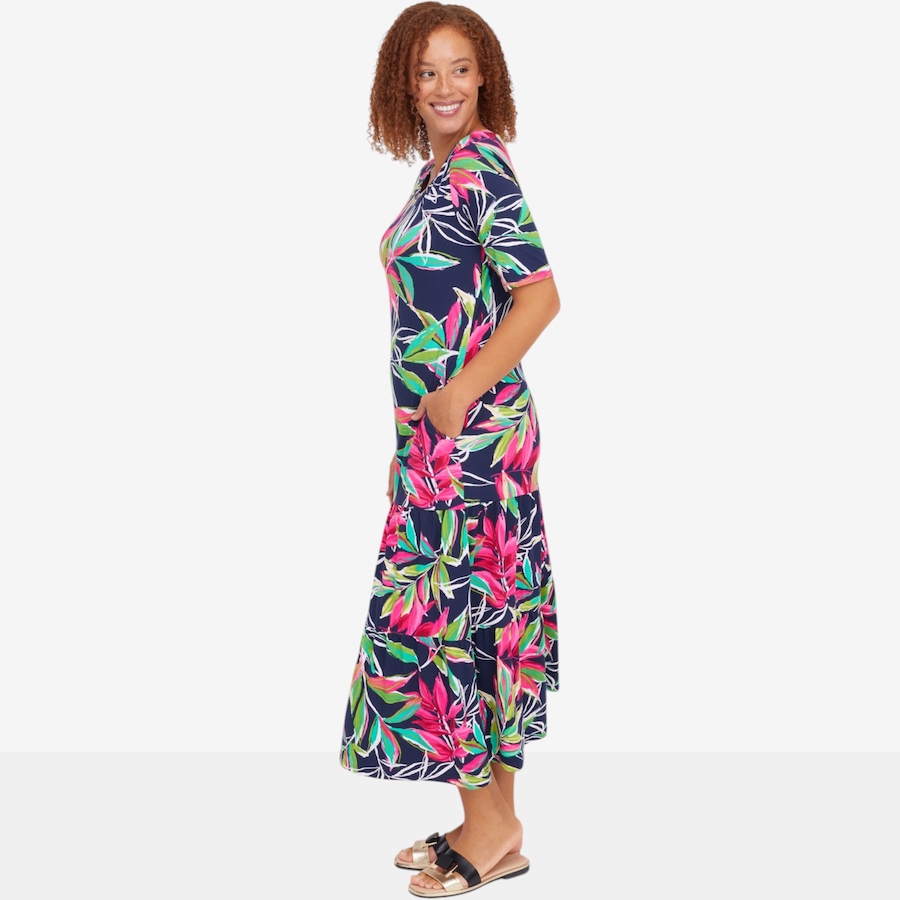 Image 118727_ALTMORE2.jpg, Product 118-727 / Price $49.88, Cuddl Duds Flexwear Solid Tiered Hem Maxi Dress from Cuddl Duds on TSC.ca's Fashion department