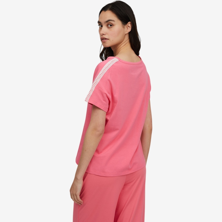 Image 118728_ALTMORE2.jpg, Product 118-728 / Price $24.88, Cuddl Duds Cottonwear+ Lace Trim Split Neck Tee from Cuddl Duds  on TSC.ca's Fashion department