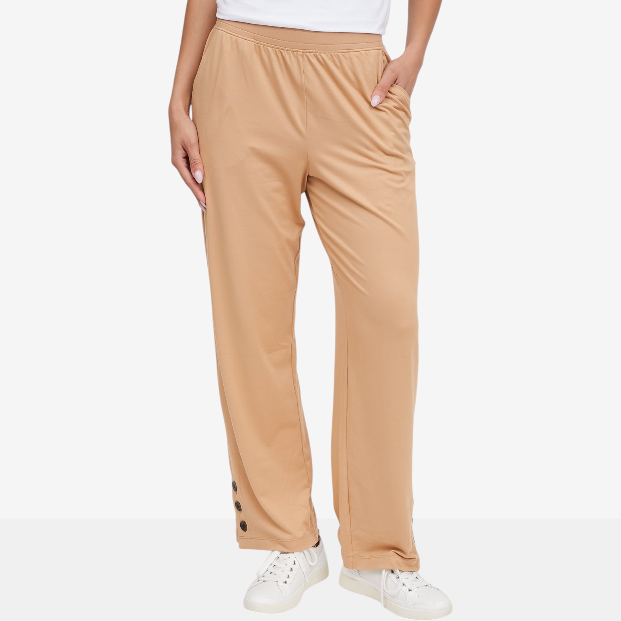 Cuddl Duds Flexwear Solid Button Hem Lounge Pant - TSC.ca
