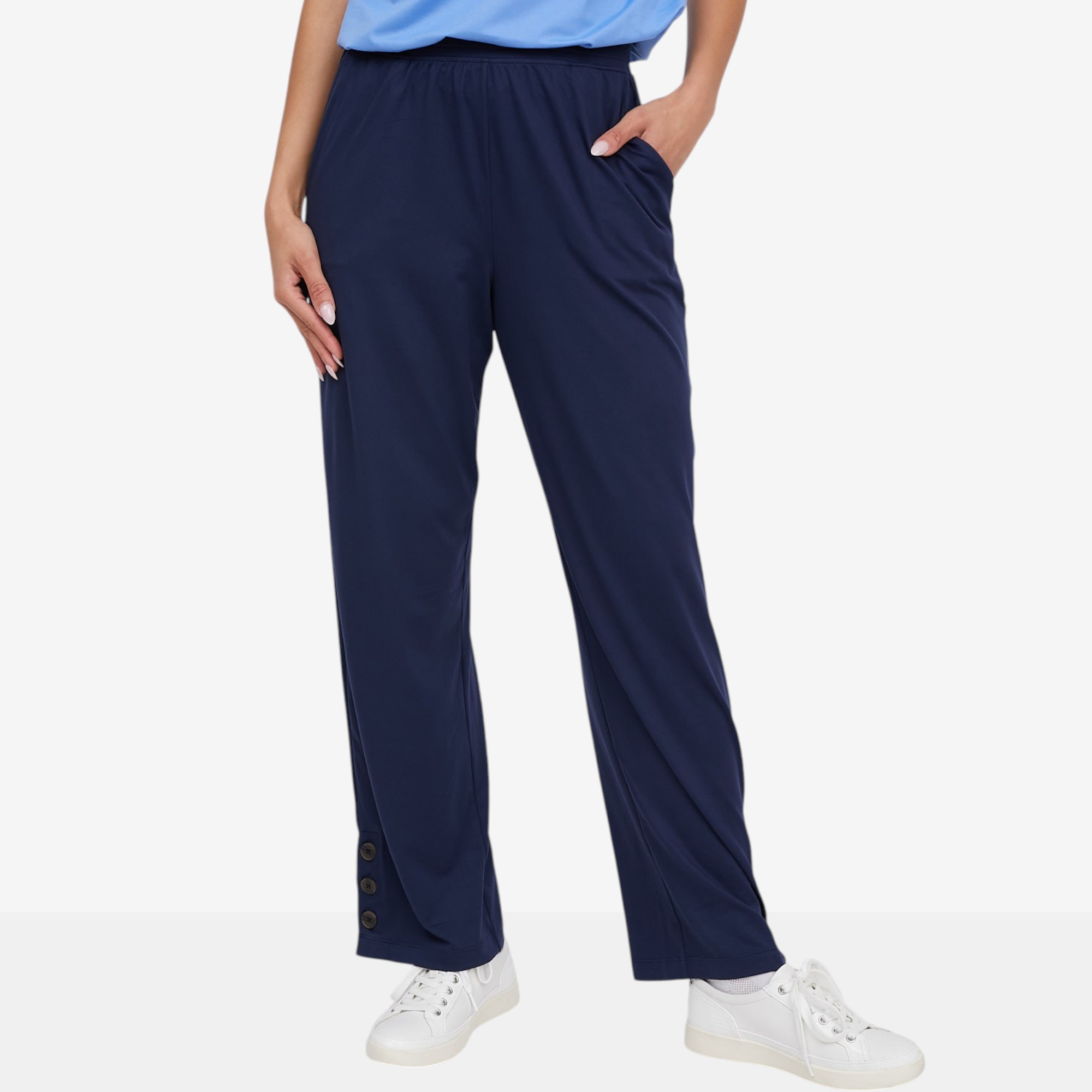 Cuddl Duds Flexwear Solid Button Hem Lounge Pant - TSC.ca
