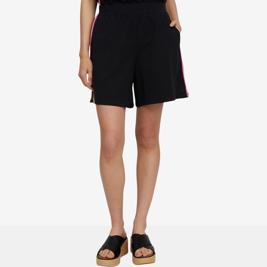 Image 118735_BLK.jpg, Product 118-735 / Price $40.00, Cuddl Duds Solid Cottonwear+ Shorts with Tape Trim from Cuddl Duds on TSC.ca's Fashion department
