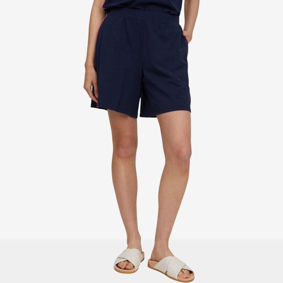 Image 118735_DSBLU.jpg, Product 118-735 / Price $40.00, Cuddl Duds Solid Cottonwear+ Shorts with Tape Trim from Cuddl Duds on TSC.ca's Fashion department
