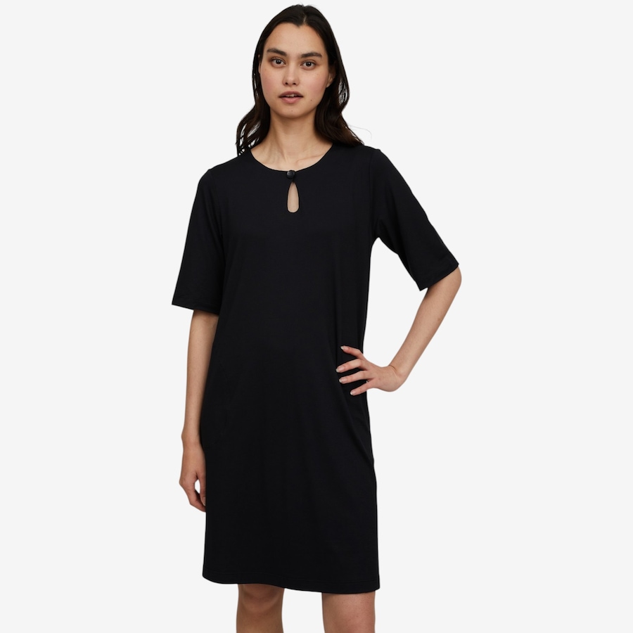Image 118736_BLK.jpg, Product 118-736 / Price $50.00, Cuddl Duds Flexwear Tee Lounge Dress from Cuddl Duds  on TSC.ca's Fashion department
