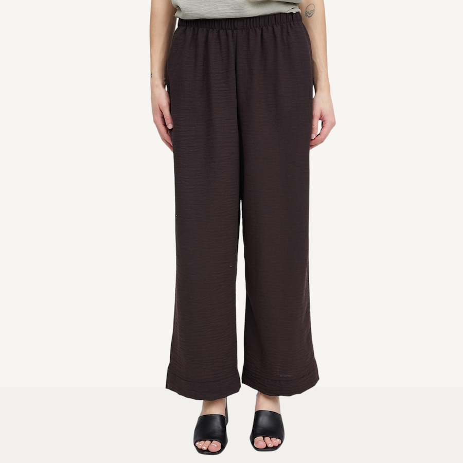 Image 118842_COF.jpg, Product 118-842 / Price $29.33, Kim & Co. Linen Feel Olivia Wide Leg Cuffed Ankle Length Pant from Kim & Co. on TSC.ca's Fashion department