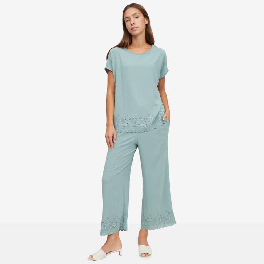 Image 118845_ALTMORE1.jpg, Product 118-845 / Price $34.88, Kim & Co. Crinkle Poplin Short Dolman Sleeve with Eyelet Hem Top from Kim & Co. on TSC.ca's Fashion department