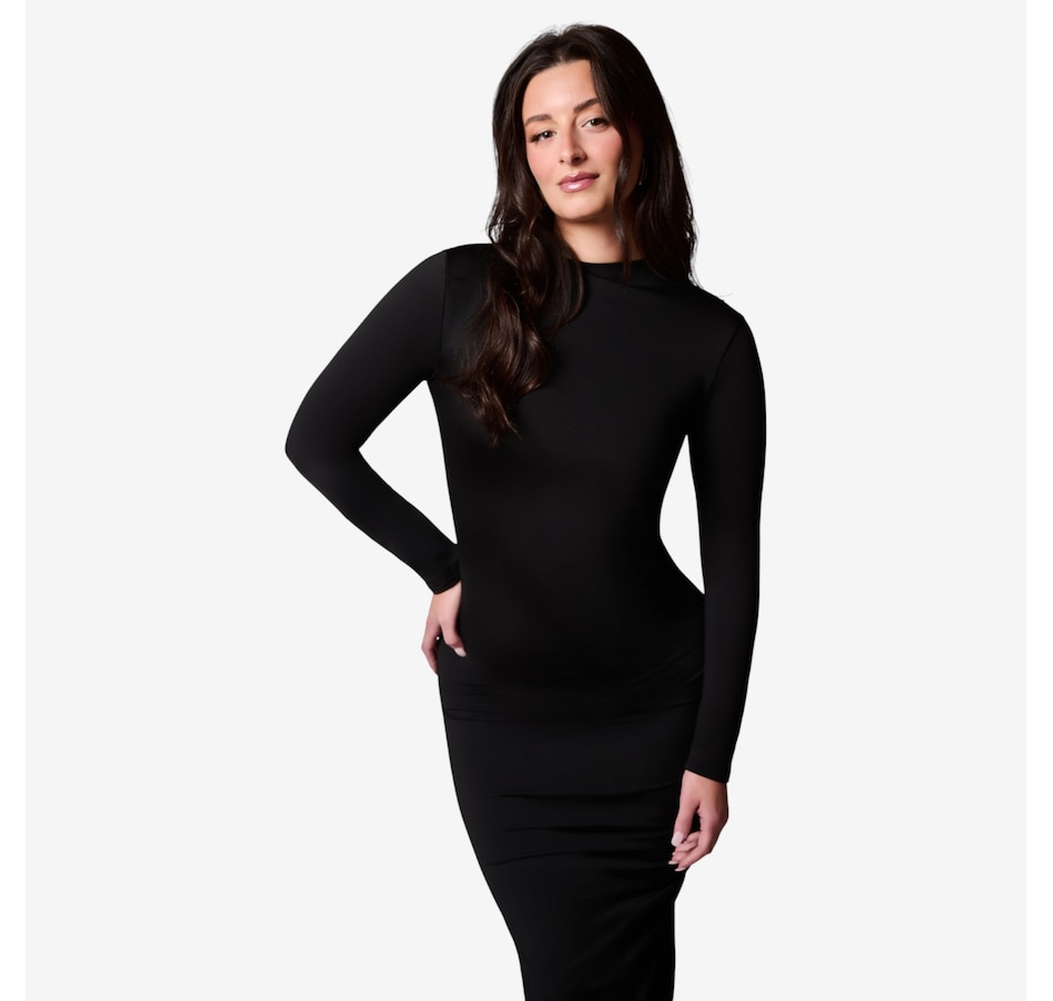 Image 118861_ALTMORE2.jpg, Product 118-861 / Price $79.00, Katherine Karambelas Keeley Long Sleeve Dress with Side Ruching from Katherine Karambelas on TSC.ca's Fashion department