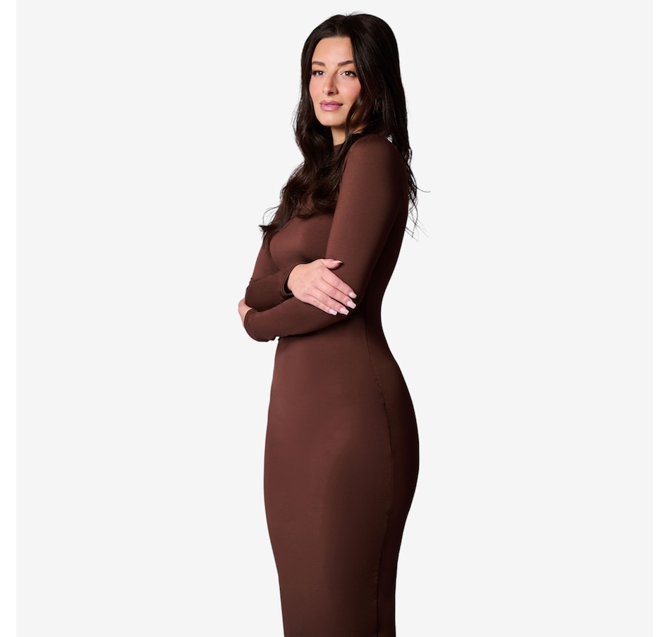 Image 118861_ALTMORE3.jpg, Product 118-861 / Price $79.00, Katherine Karambelas Keeley Long Sleeve Dress with Side Ruching from Katherine Karambelas on TSC.ca's Fashion department