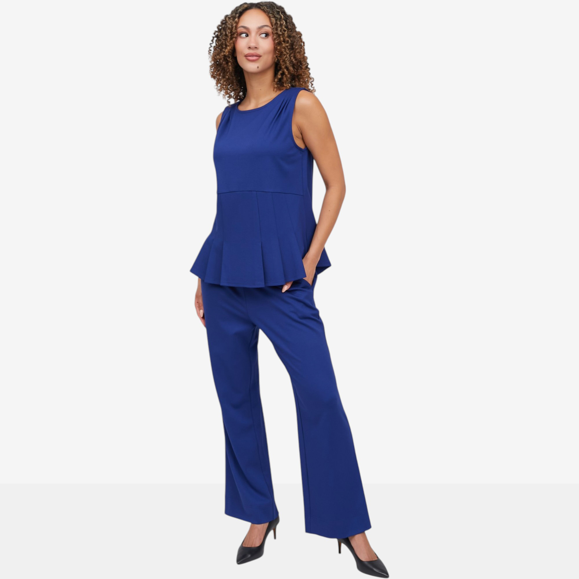 Stacy London Pleated Peplum Top - TSC.ca