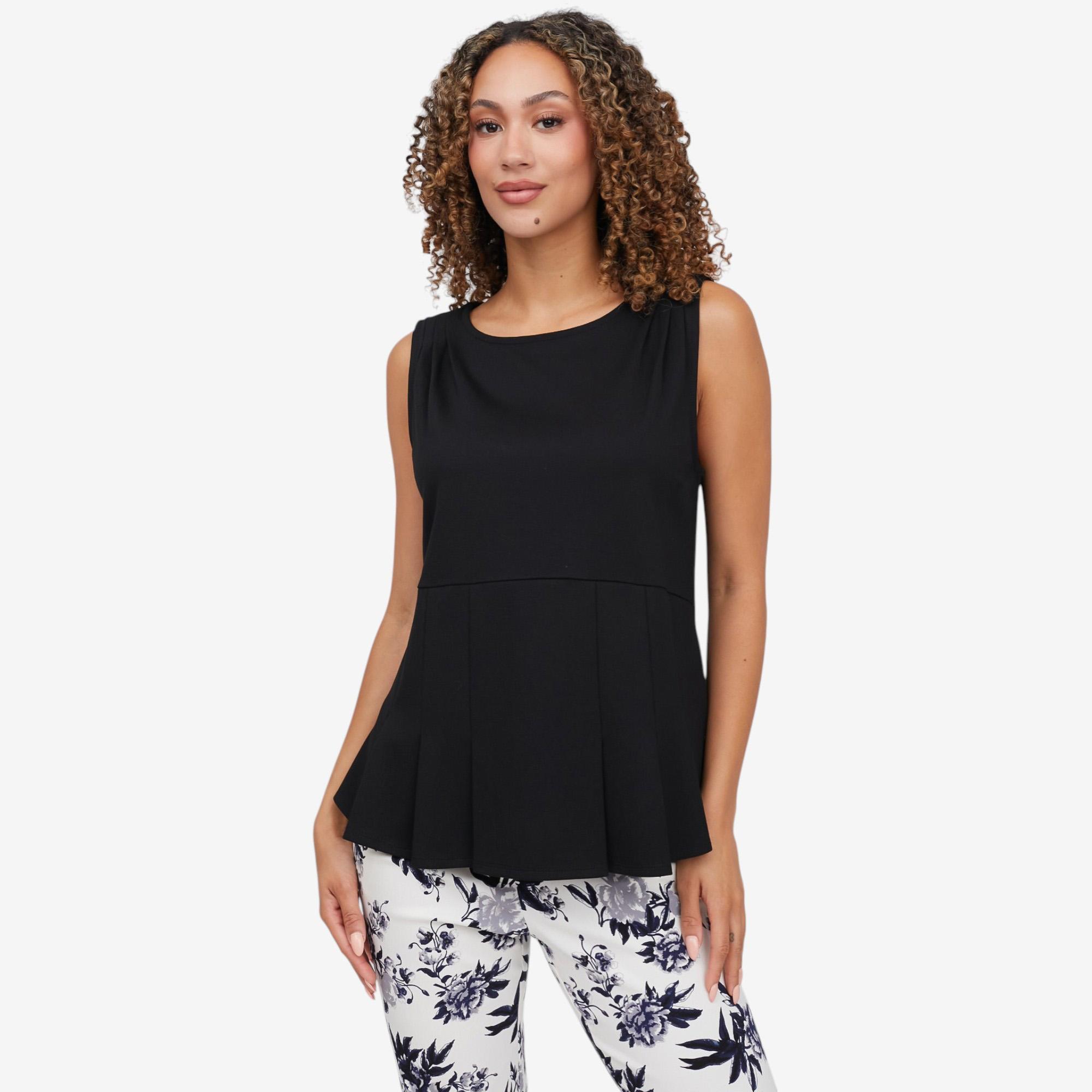 Stacy London Pleated Peplum Top - TSC.ca