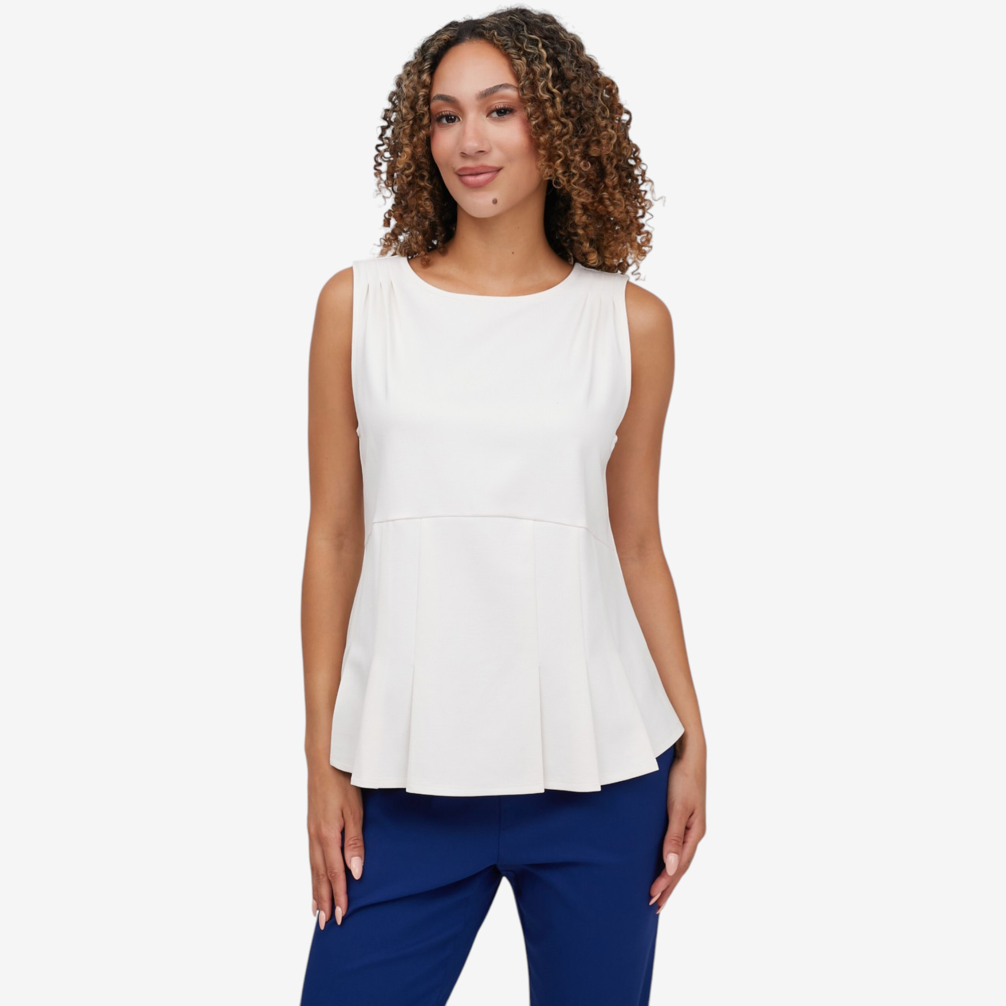 Stacy London Pleated Peplum Top - TSC.ca