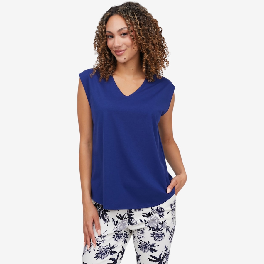 Image 118889_NVY.jpg, Product 118-889 / Price $19.33, Stacy London Grab & Go Tee from by Stacy London on TSC.ca's Fashion department