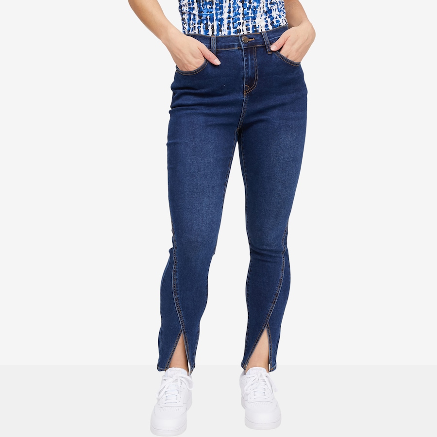 Image 118901_ID.jpg, Product 118-901 / Price $49.88, Diane Gilman Legacy Stretch Slit Front Skinny Jean from DG2 by Diane Gilman on TSC.ca's Fashion department