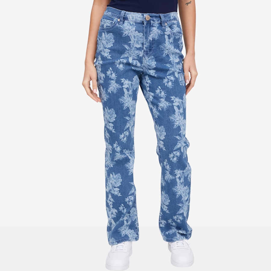 Image 118903_MITFL.jpg, Product 118-903 / Price $49.33, Diane Gilman Printed Bootcut Jean from DG2 by Diane Gilman on TSC.ca's Fashion department