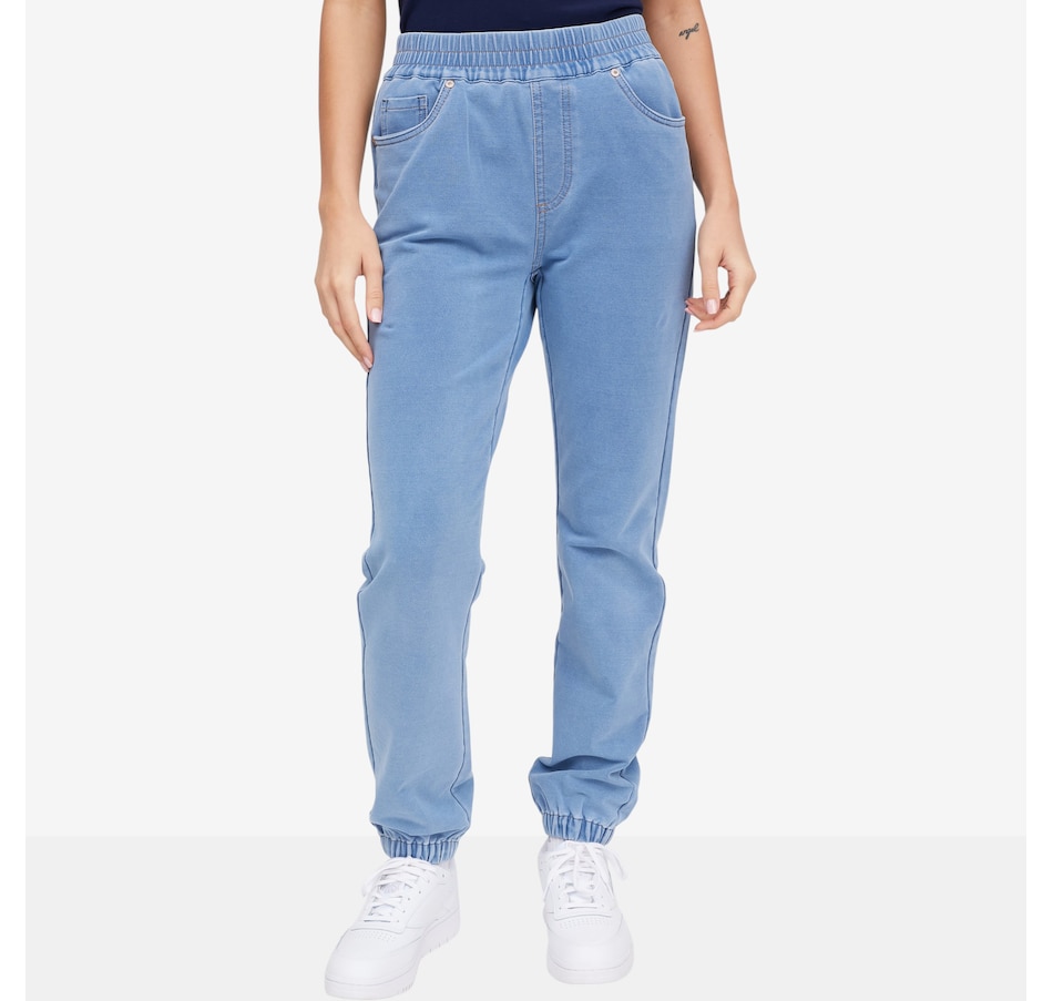 Image 118905_CHA.jpg, Product 118-905 / Price $99.90, Diane Gilman Five-Pocket Denim Jogger from DG2 by Diane Gilman on TSC.ca's Fashion department