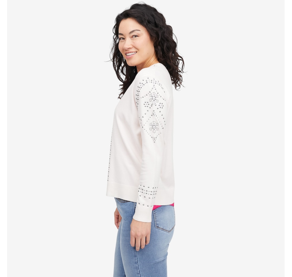 Image 118906_ALTMORE2.jpg, Product 118-906 / Price $99.90, Diane Gilman Embellished Cardigan from DG2 by Diane Gilman on TSC.ca's Fashion department