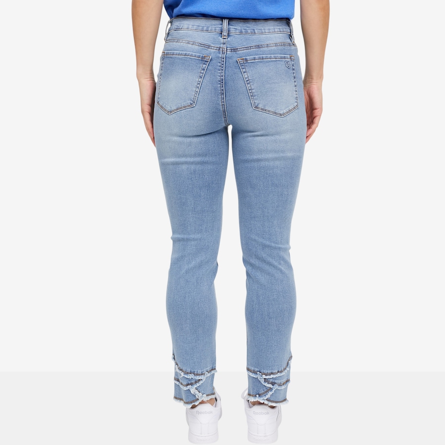Image 118907_ALTMORE3.jpg, Product 118-907 / Price $34.33, Diane Gilman Legacy Stretch Fringe Petal Hem Skinny Ankle Jean from DG2 by Diane Gilman on TSC.ca's Fashion department