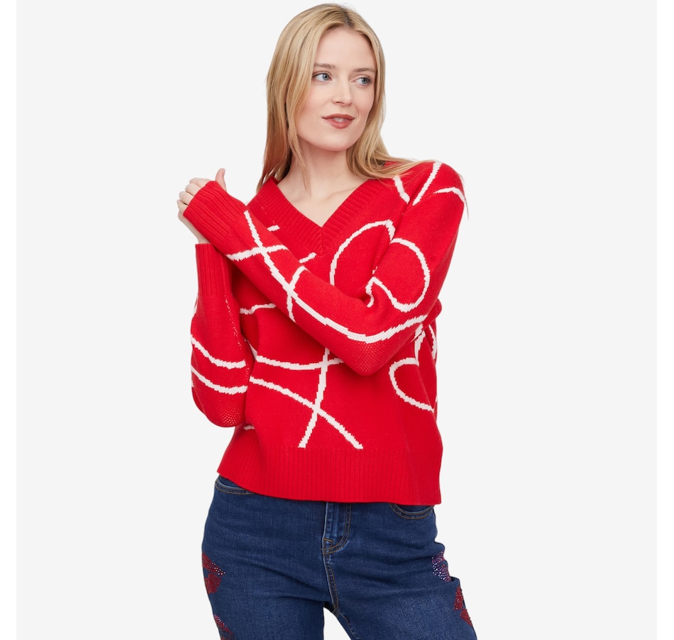 Image 118909_ALTMORE1.jpg, Product 118-909 / Price $94.90, Diane Gilman V-Neck Sweater from DG2 by Diane Gilman on TSC.ca's Fashion department