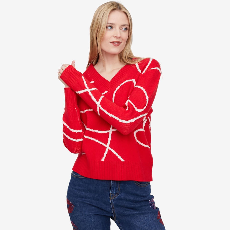 Image 118909_ALTMORE1.jpg, Product 118-909 / Price $39.88, Diane Gilman V-Neck Sweater from DG2 by Diane Gilman on TSC.ca's Fashion department