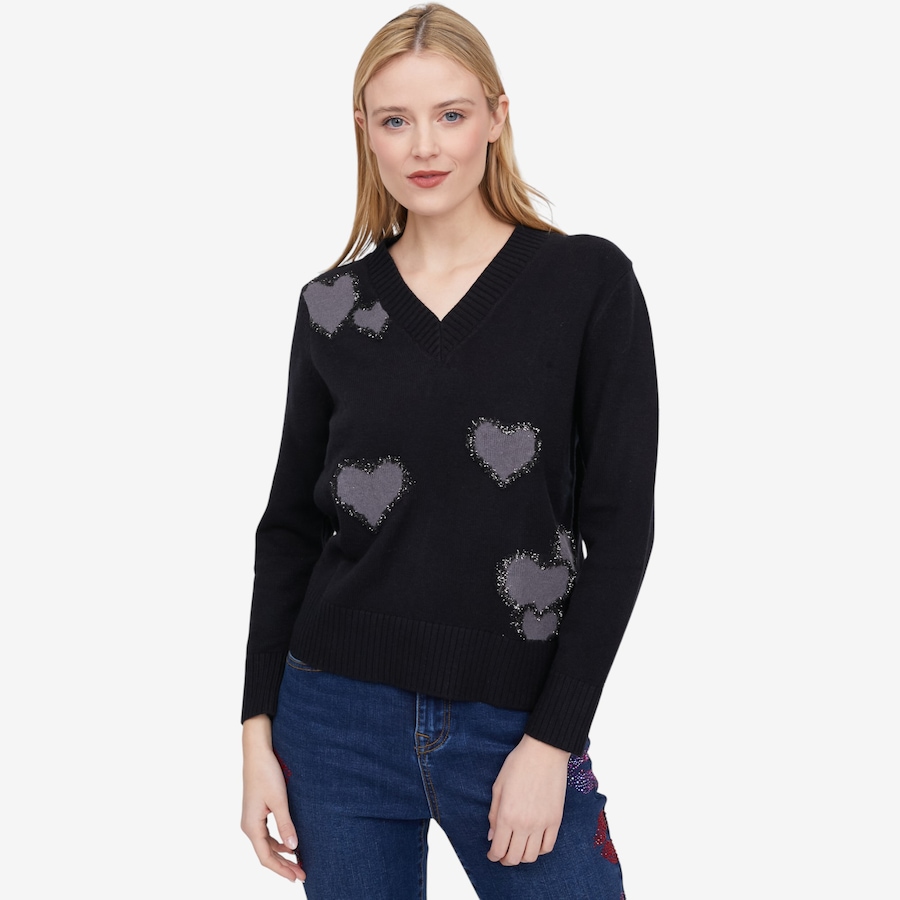 Image 118909_BLAHS.jpg, Product 118-909 / Price $39.88, Diane Gilman V-Neck Sweater from DG2 by Diane Gilman on TSC.ca's Fashion department